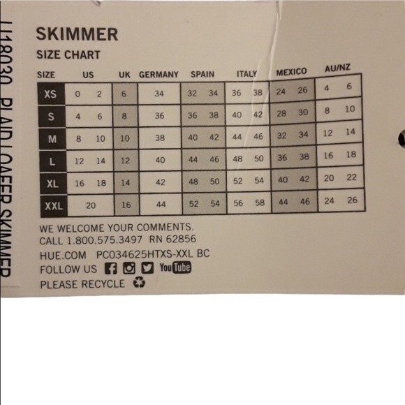 Hue Plaid Loafer Skimmer Skinny Leggings Pants Exposed Front Zipper Textured - Picture 14 of 15